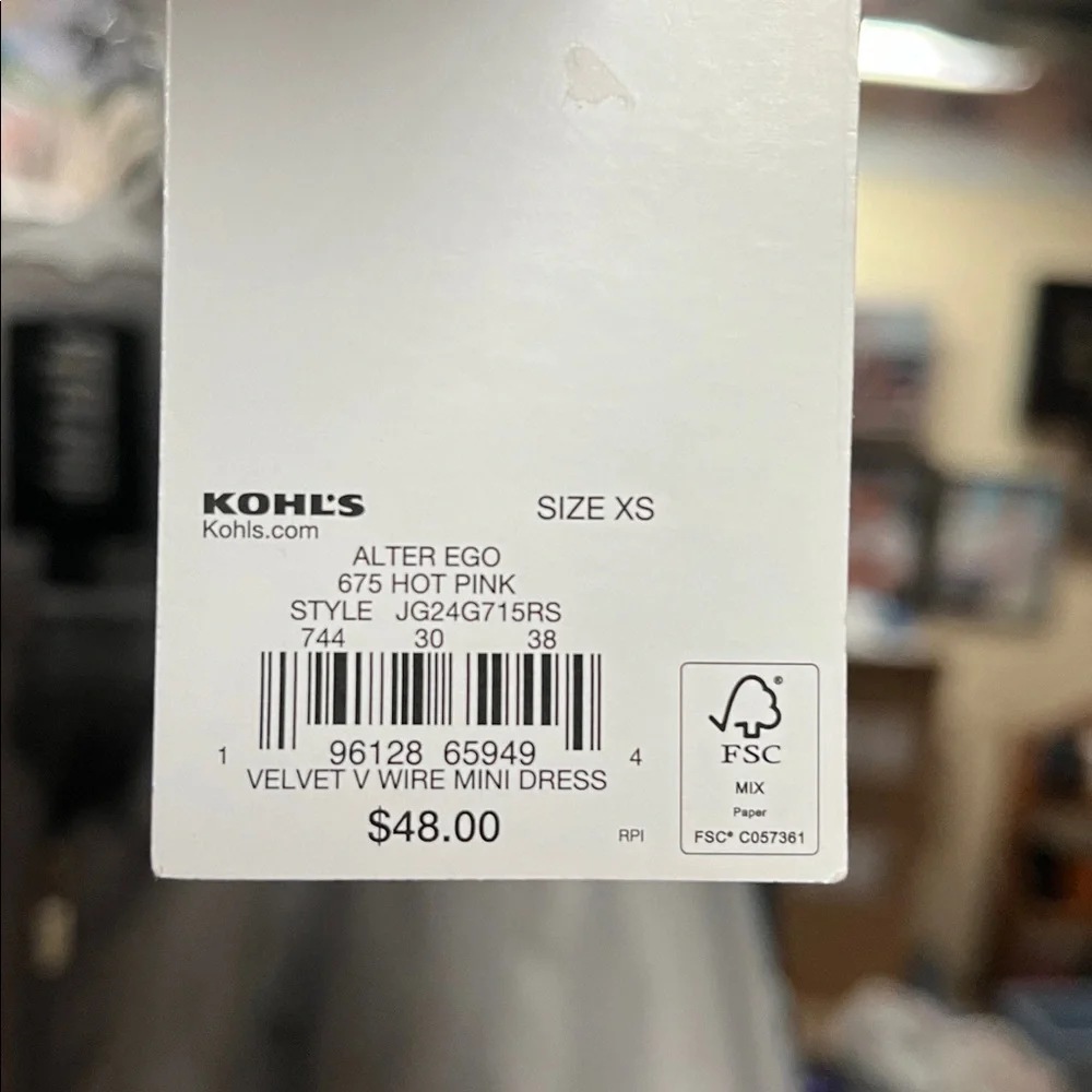 NWT holiday party dress xs strapless hot pink velvet v wire mini dress Size XS - Picture 15 of 15